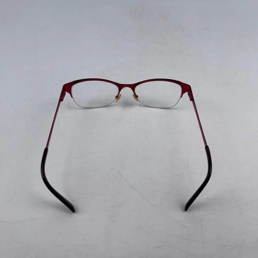 Scott Harris Europa SH-402 Women's Eyeglasses‎ Frame Red Cat Eye 50-17-135 mm